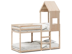 Maison Exclusive - Cama Litera Sin Colchón Madera Maciza De Pino 90x190 Cm