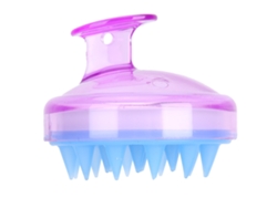 Vlrla-2 Unidades Purple Silicone Couro Cabeludo Massage Cabelo Limpeza Brush