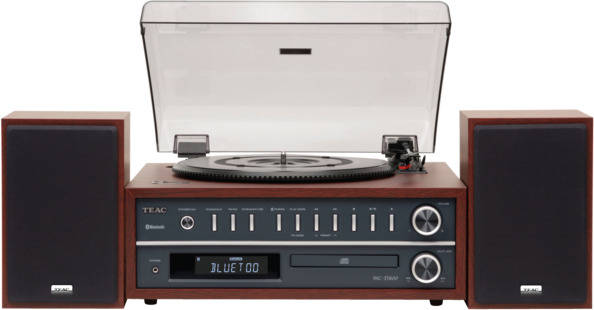 Teac Mcd800 Tocadiscos color cerezo con nfc bluetooth cd usb 20w com reproductor