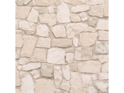 692429-Gu Papel Pintado Efecto Piedra y Azulejos Ligeramente Texturado Mate 5 33 M2 PROFHOME