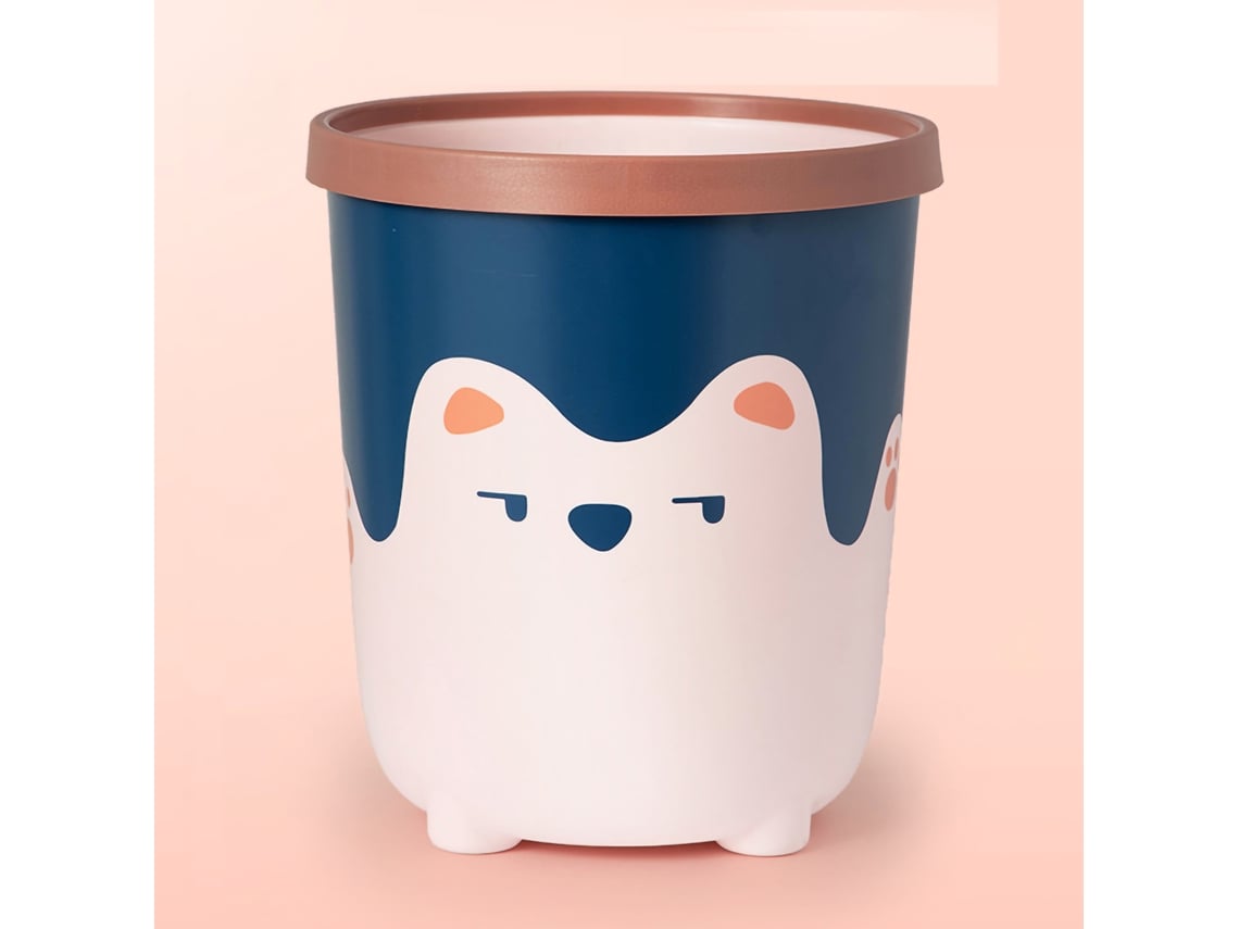 Papelera rosa grande - Precioso oso con gran capacidad para baño, dormitorio, cocina, sala de estar.