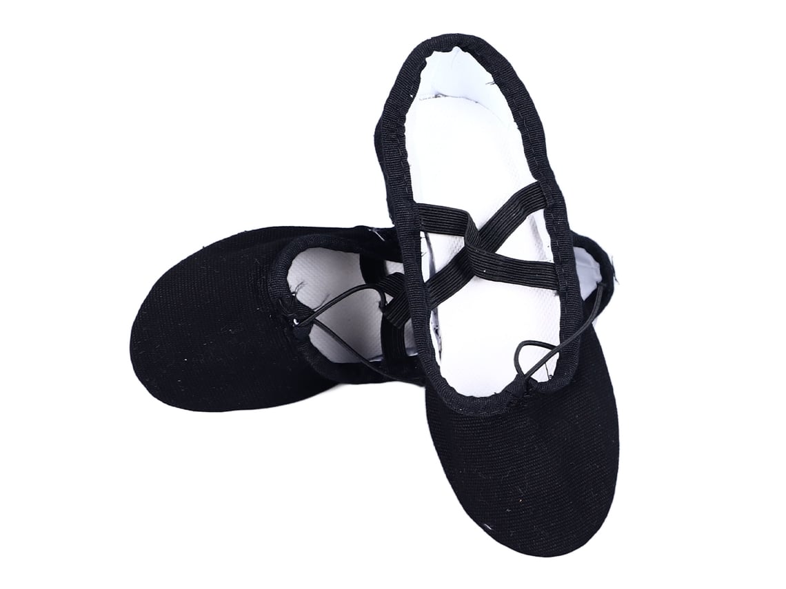 2026-zapatos De Baile Para Niños Suela Suave Lona Para Baile Étnico Chino Ballet Lyrical Moderno Contemporáneo Negro