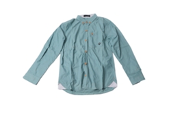 Camisa De Vestir De Manga Larga Para Hombre Con Cuello Caído, Algodón Mercerizado, Verde, Talla Xl