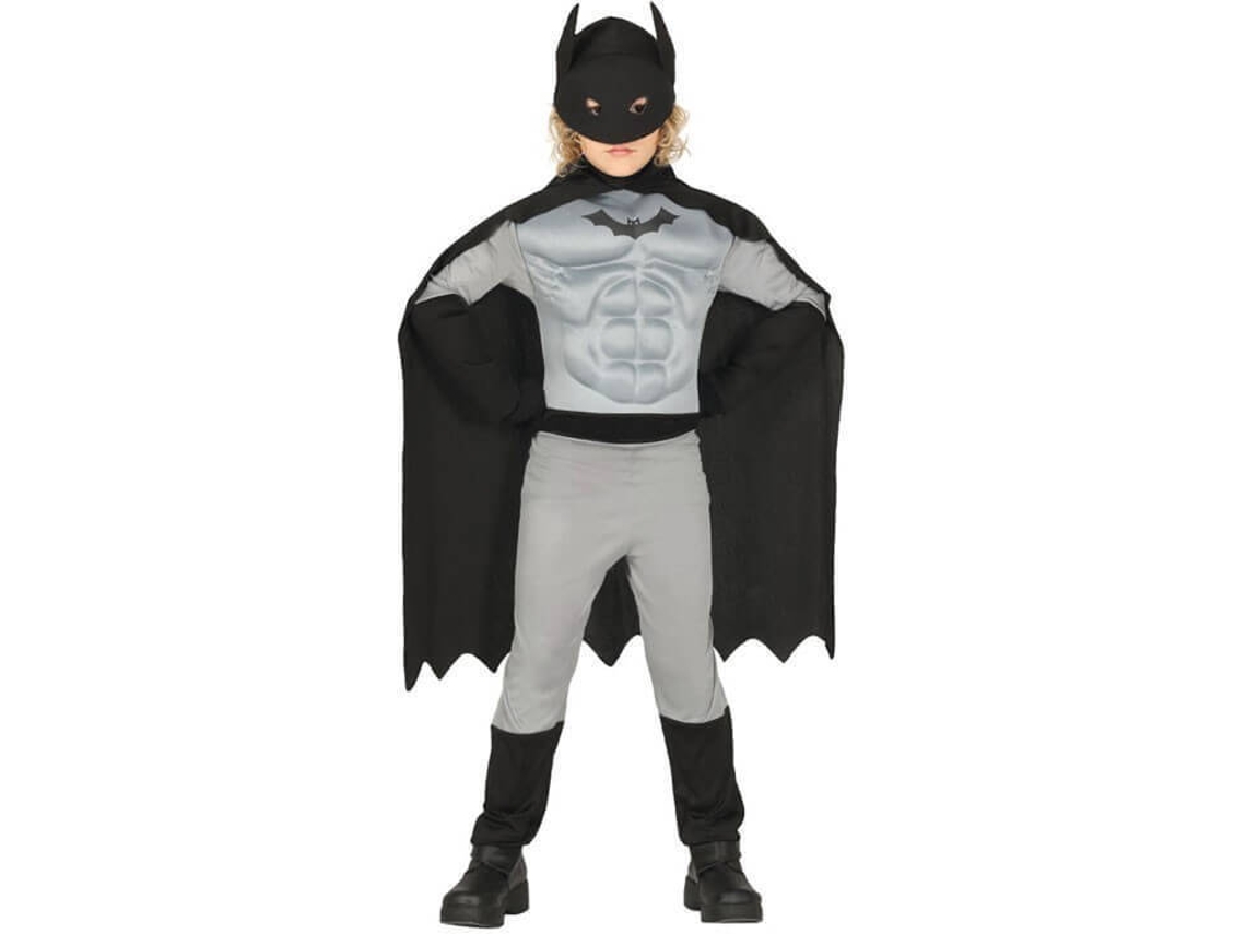 Disfraz de Niño DISFRAZZES Superhéroe Oscuro Gris (Talla: 7 a 9 años)