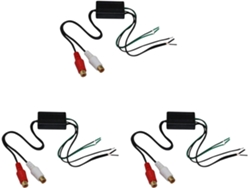 Convertidor De 3 Altavoces A 2 Salidas De Línea, Entrada/salida Alta/baja Para Audio De Coche.