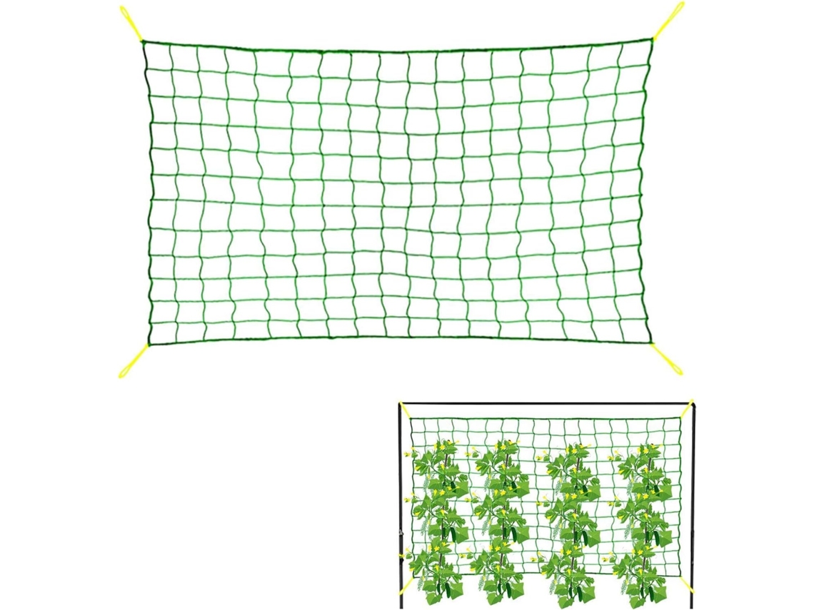 Malla De Enrejado Para Plantas Trepadoras - 9 Mallas De Soporte Para Jardín, Malla Flexible Para El Crecimiento De