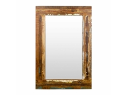 Espejo de pared SIGNES GRIMALT Marrón Desgastado 3x90x60 cm
