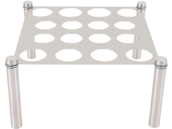 Soporte Para Piezas De Ajedrez, Base De Hierro Macizo, Organizador De 16 Orificios Para Manualidades.