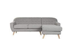 Sofa Poliester Rubberwood Chaiselongue 226x144x84cm