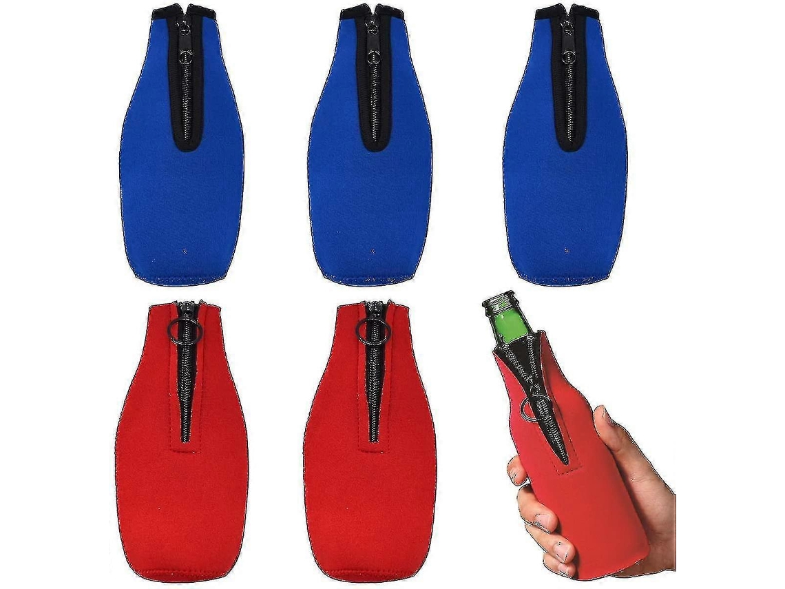 Botella De Cerveza Manga De Espuma, 6pcs Neopreno Botella Cooler Cover Beer Bottle Cooler Refrescos Rosewell