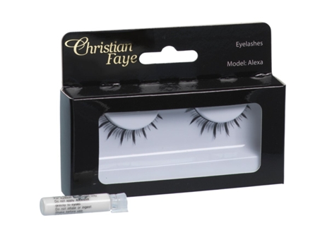Christian Faye Eyelashes Alexa With Glue