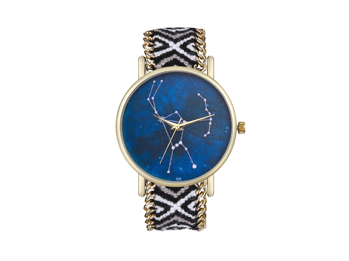 Reloj De Pulsera Unisex Informal Con Correa De Lana Y Movimiento De Cuarzo.