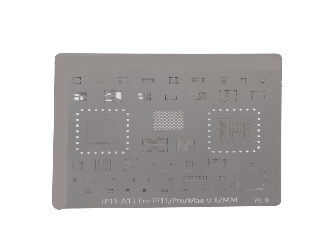 Yncm2026-plantilla De Reballing Bga Para Cpu De Teléfono, Stencil Para Iphone 11 Pro Max