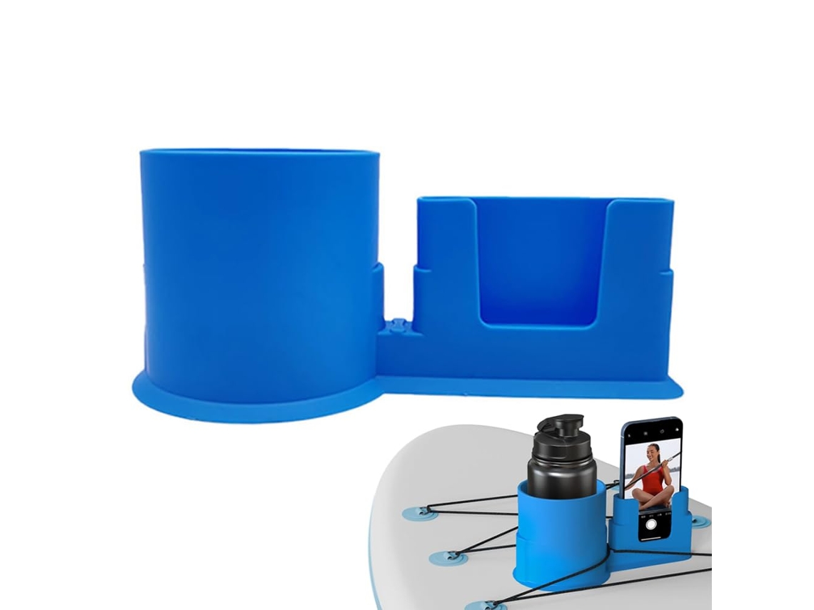 Soporte Multifunción Impermeable C/ Cordón, Porta Vasos Y Móvil Exterior
