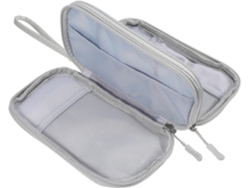 Bolsa organizadora doble para cables electrónicos, ideal para viajes y almacenamiento de Gokoco