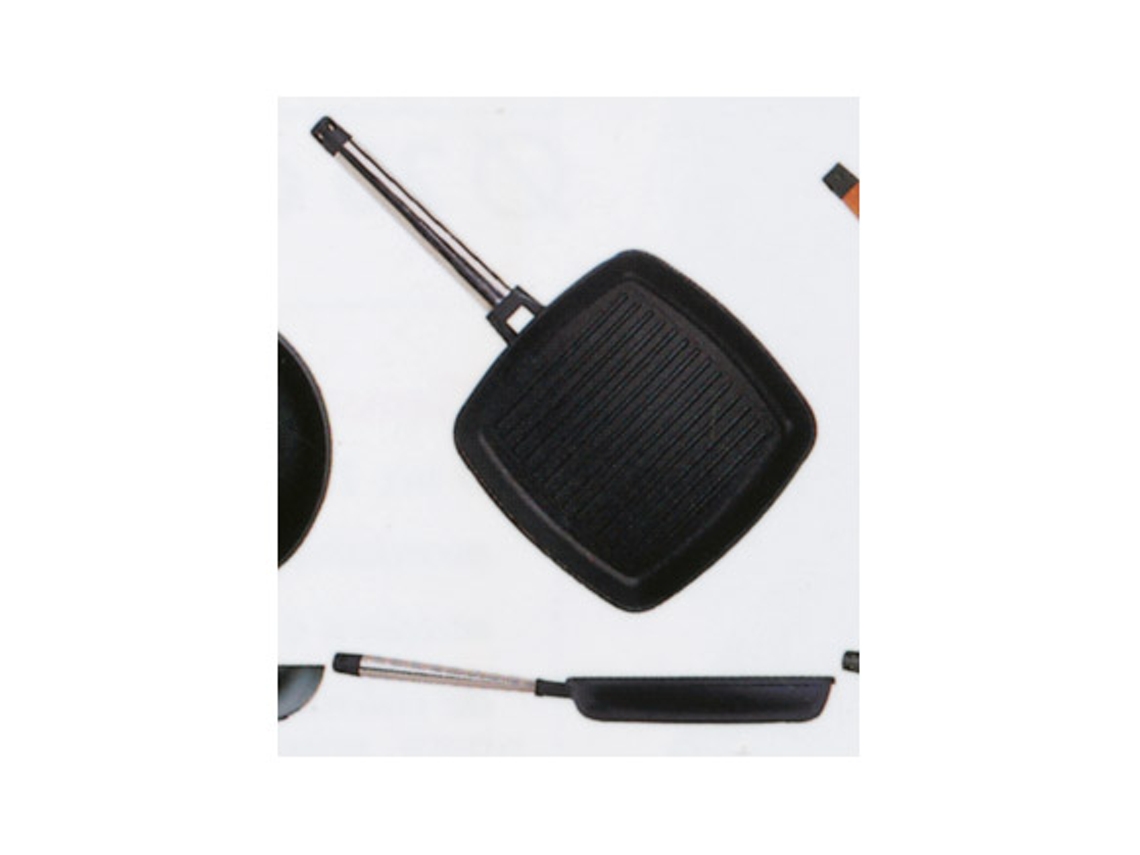 ASADOR GRILL ALUMINIO FUNDIDO MANGO INOX