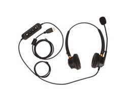 Auriculares Usb Para Negocios Con Cancelación De Ruido Enc, Binaurales Cable Oficina, Ajuste