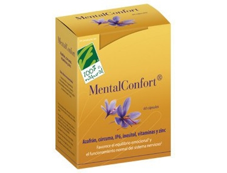 Suplemento Alimentar 100% NATURAL Mentalconfort 60 Vcap (90 Vcaps - Pomelo)
