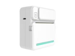 Mini impresora portátil sin tinta Bluetooth Sfushos C19 para fotos escolares y errores (1 rollo incluido)