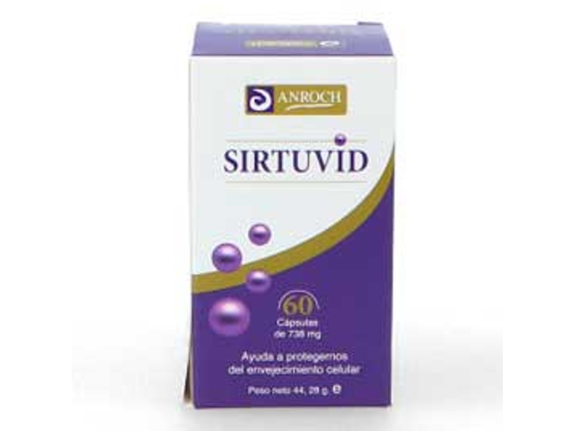 Complemento Alimentar ANROCH Sirtuvid 550 Mg (Menta, Té Verde - 100 g)