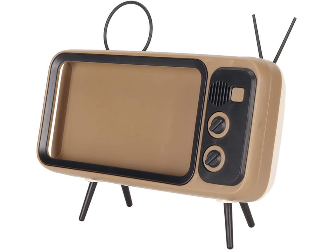 Soporte Para Teléfono Estilo Tv Retro Resistente A Los Arañazos - Decorativo Para