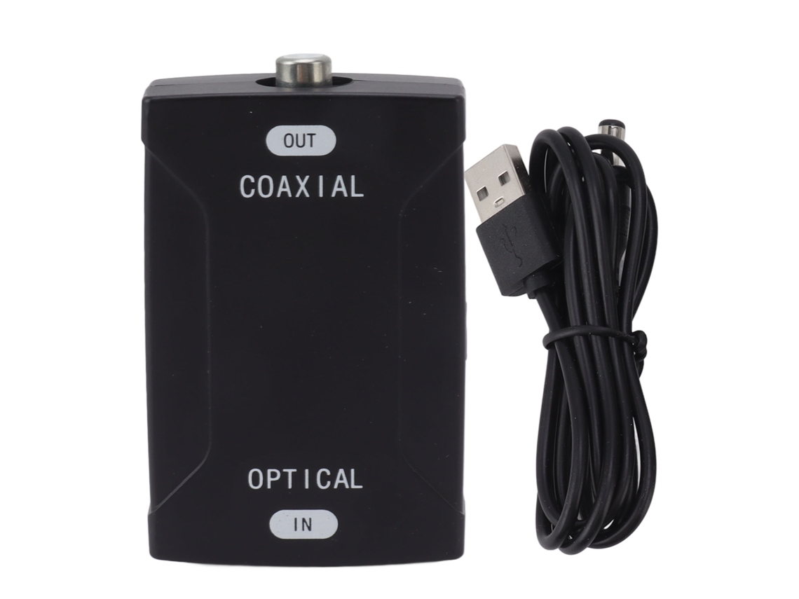 Convertidor Coaxial Óptico Bidireccional, Adaptador Spdif, Convertidor De Señal De Audio Digital