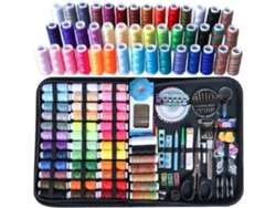 Kit de costura grande con 342 piezas, 43 carretes de hilo XL, kit completo de aguja e hilo de viajero, ushion