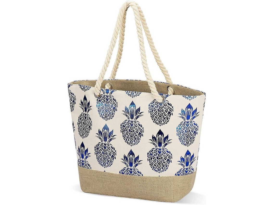 2026-bolsa De Playa Para Mujer Impermeable Con Cremallera Tote Grande Para Vacaciones De Verano Piscina