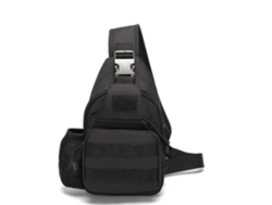 Mochila táctica unisex, multifuncional, compacta, ligera, portátil, de nailon impermeable, 1 unidad de capacidad.