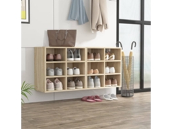 Zapatero Organizador 2 Piezas 52,5X30X50 Cm Roble Sonoma