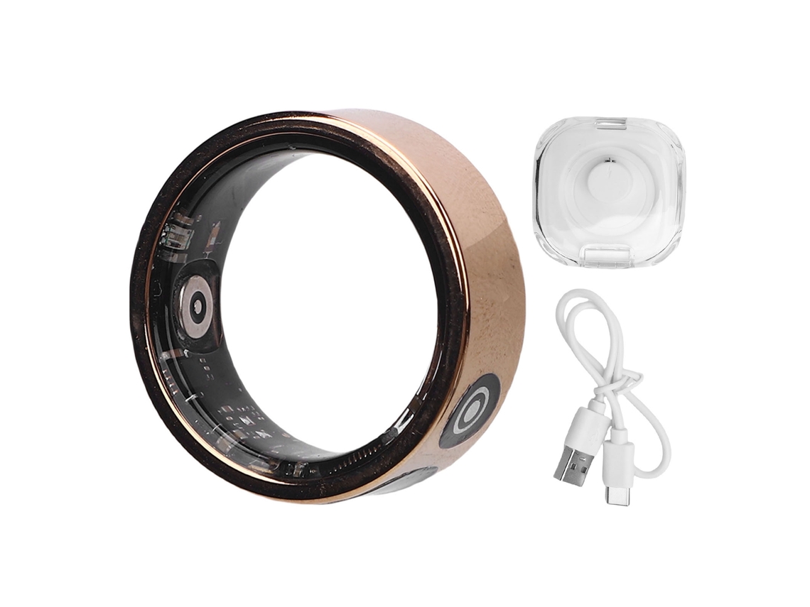 Anillo Inteligente Rastreador De Fitness Con Pantalla Táctil, Múltiples Modos Deportivos Y Funda De Carga Impermeable