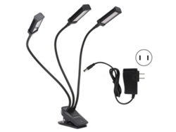 Lámpara Led De Cultivo Con 3 Cabezales Ajustables De 360° Para Plantas Suculentas De Interior. Enchufe Estadounidense.