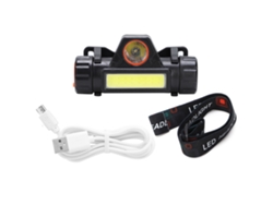 Rebe-linterna Frontal Led Impermeable Para Carga Usb, Luz De Cabeza Brilla Alta Para Ciclismo, Campamento Y Actividades Al Aire Libre