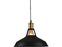 Luminária Pendente Em Metal Estilo Industrial, Luminária De Teto (base E27)