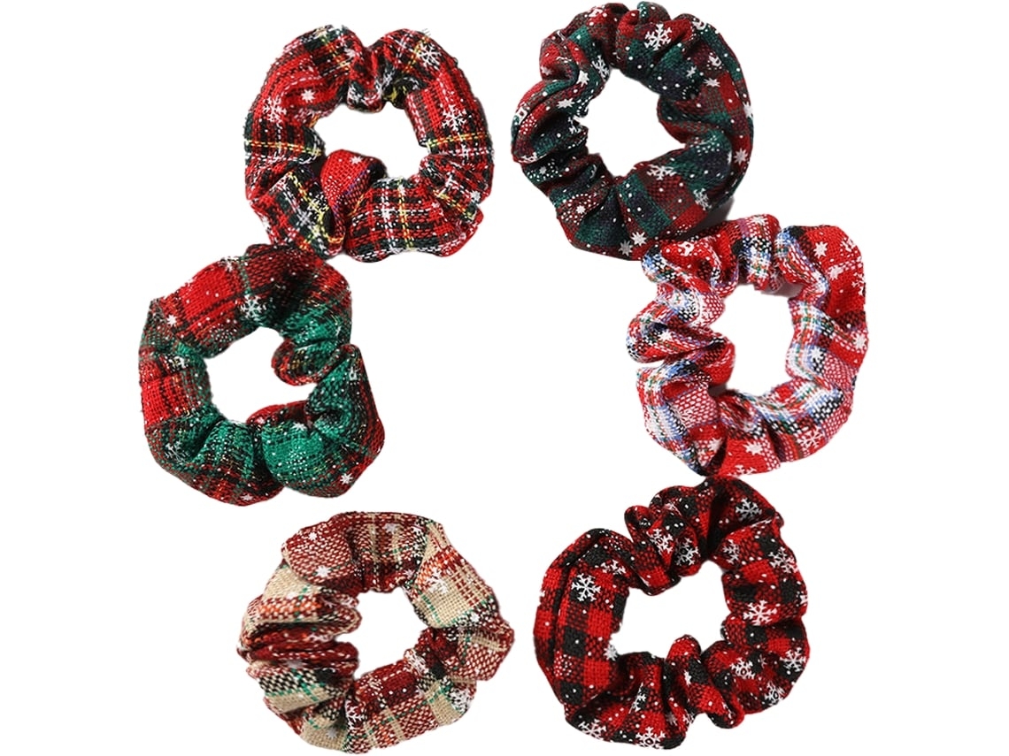 Goma Para El Pelo Con Motivos Navideños (regalo De Navidad), Ergonómica, Para Uso Diario.