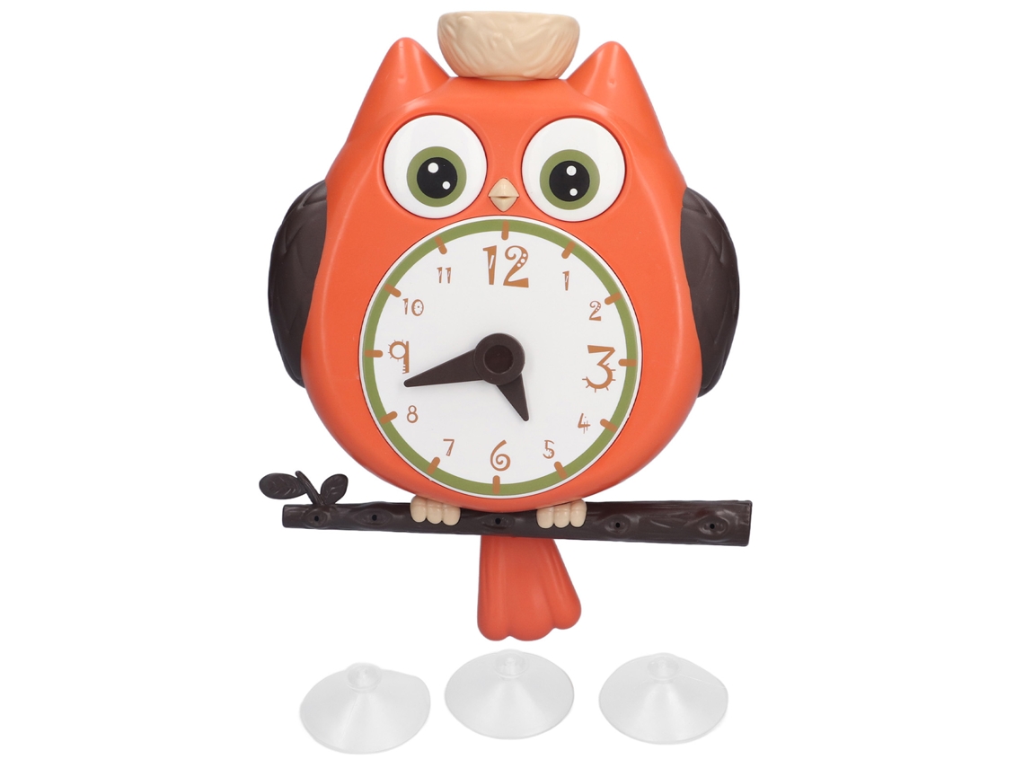 Juguete De Baño Para Bebés Con Forma De Búho Y Ventosas, Juego Acuático Para Aprender A Decir La Hora, A Partir De 18 Meses.