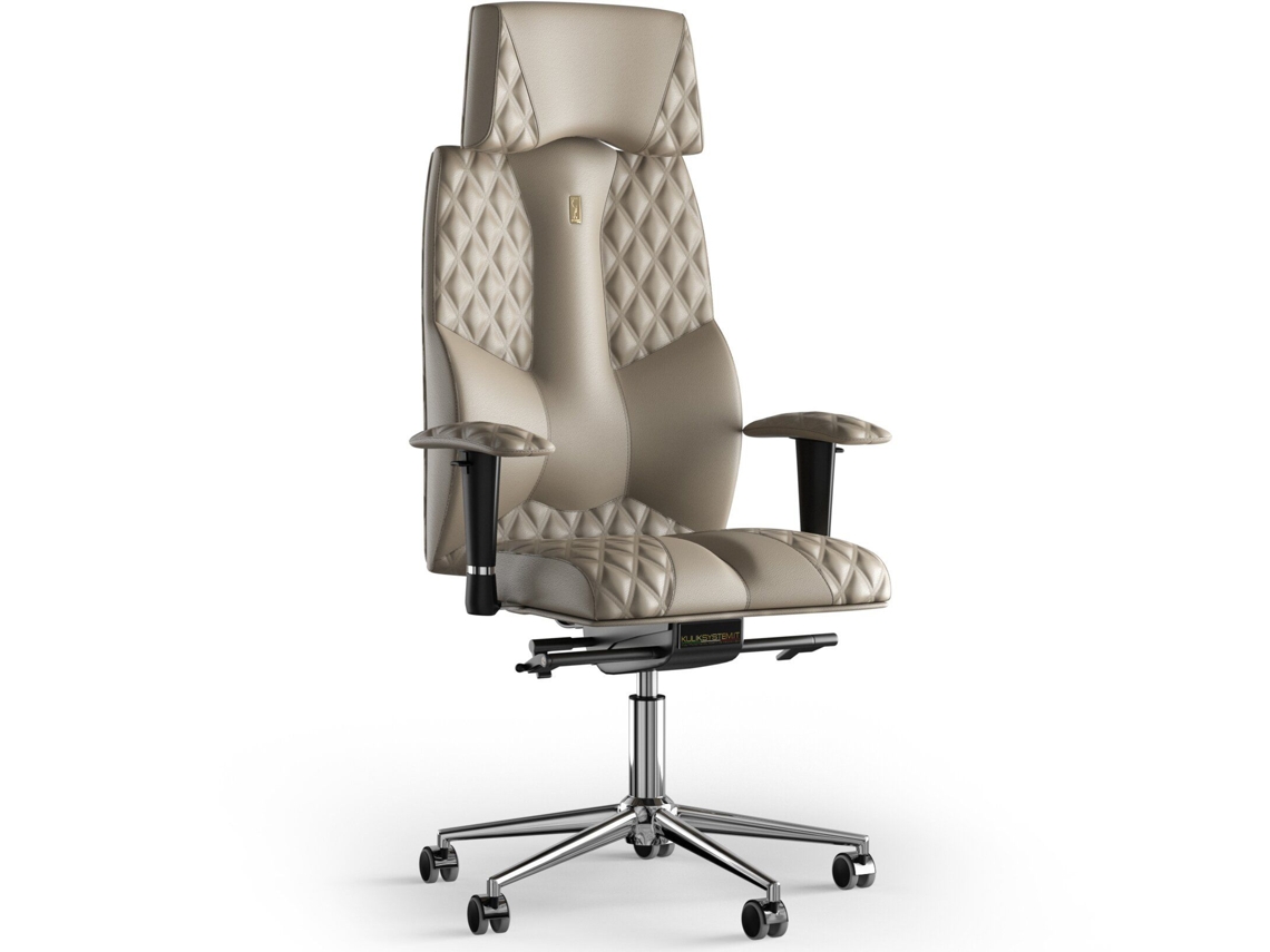 Silla de Oficina KULIK Business Stitching Cuero (Bege -130x50x50cm)