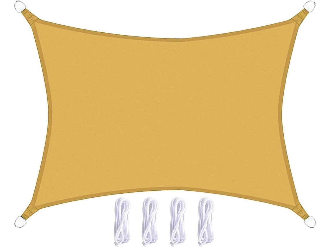 Vela De Sombra Impermeable 2,4 Pies Protección Uv X