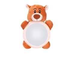 Ats-espejo Juguete Para Asiento De Coche Con Patrón De Oso Divertido, Juguete De Peluche Educativo Para Bebés Recién Nacidos