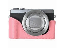Funda protectora de cuero PU compatible con Canon PowerShot G7 X Mark III / G7 X Mark II