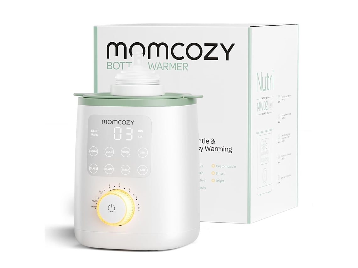 Calientabiberones Momcozy Nutri Con Control Preciso De Temperatura Y Luz Nocturna
