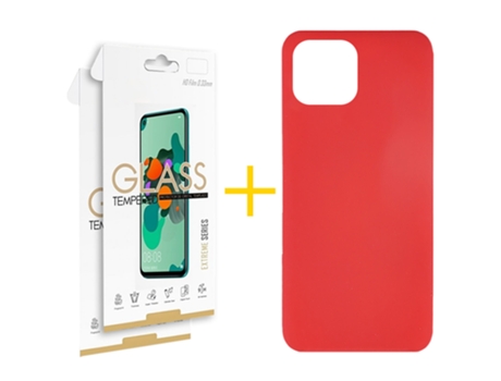 Conjunto de Protectores de Pantalla para iPhone 12 Pro Max GANDY Rojo (2un)