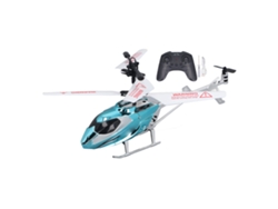 2026-juguete De Helicóptero Rc De Aleación Resistente A Caídas 2.5 Canales Con Luces Led Azul Control Remoto Para Niños