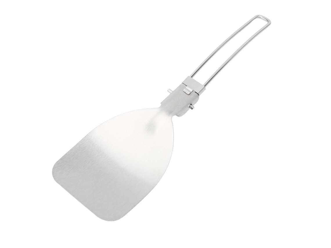 Cuchara De Cocina Plegable De Acero Inoxidable 304, Antiquemaduras, Ideal Para Acampar Y Picnics.