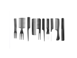 10pcs/set Peines Profesionales Para Peinado Pelo Peines De Peluquería Barbería Funciones Varias