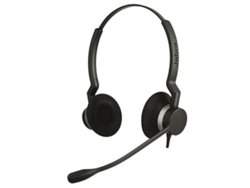 Micrófono Binaural Jabra Biz 2300 Duo Sonido Hd De Banda Ancha, Micrófono Con Cancelación De Ruido