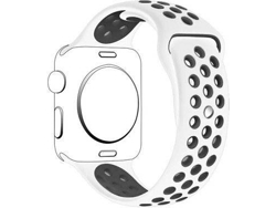 Correa Apple Watch Series 5 G4M 44mm Blanco, Negro