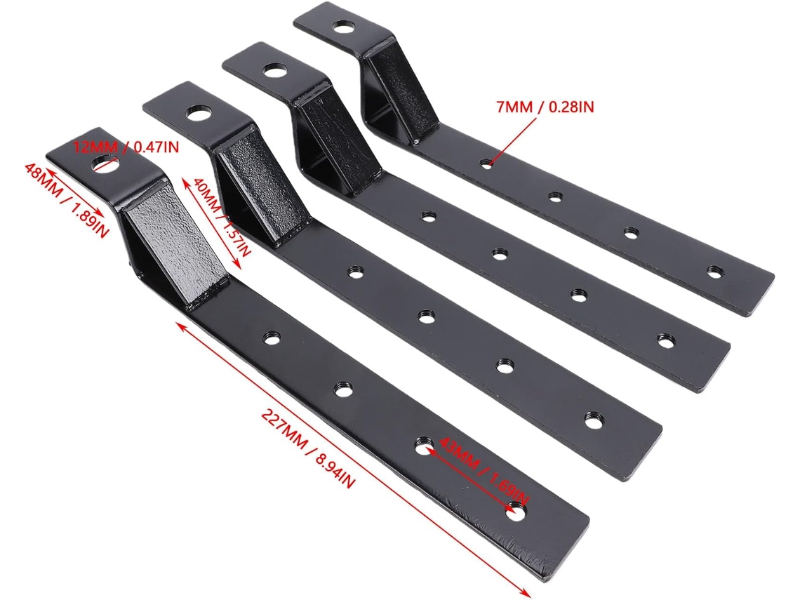Portaequipajes Trasero De Aleación De Aluminio Cnc Para Motocicletas, Soporte Robusto Y Duradero Con