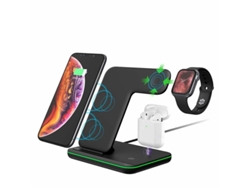 Cargador Sem Fio Qi Para Samsung Yizhood Seda Negro