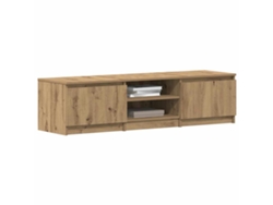 Mueble De Tv Madera De Ingeniería Roble Artisan 140x40x36 Cm